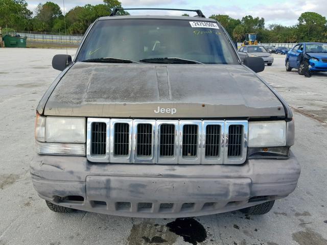 1J4FX58S7WC126575 - 1998 JEEP GRAND CHER TAN photo 9