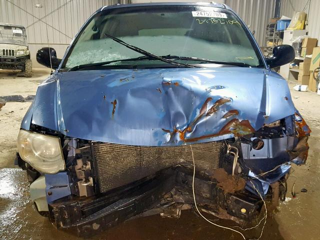 2A4GP44R07R353116 - 2007 CHRYSLER TOWN & COU BLUE photo 7