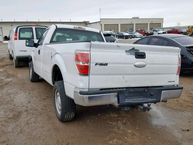 1FTNF1CF2CKD33030 - 2012 FORD F150 WHITE photo 3