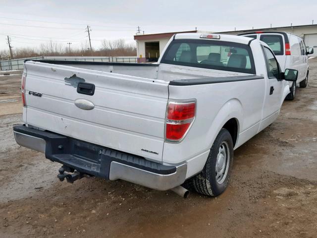 1FTNF1CF2CKD33030 - 2012 FORD F150 WHITE photo 4