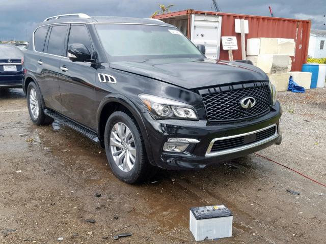 JN8AZ2NF6H9640356 - 2017 INFINITI QX80 BASE BLACK photo 1