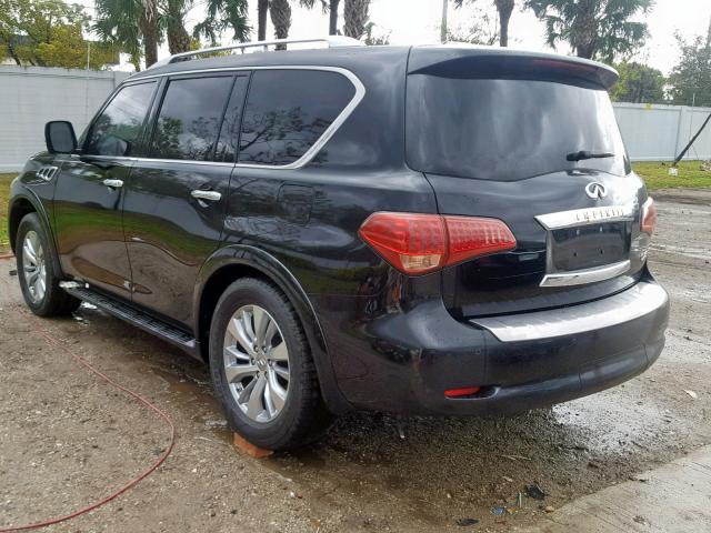 JN8AZ2NF6H9640356 - 2017 INFINITI QX80 BASE BLACK photo 3