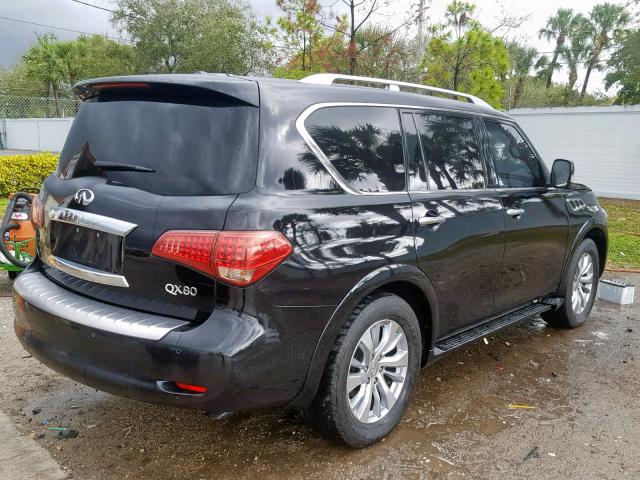 JN8AZ2NF6H9640356 - 2017 INFINITI QX80 BASE BLACK photo 4