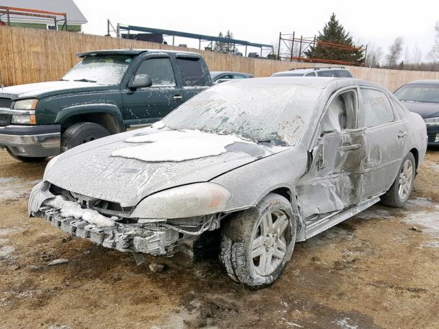 2G1WB5E32G1112553 - 2016 CHEVROLET IMPALA LIM GRAY photo 2