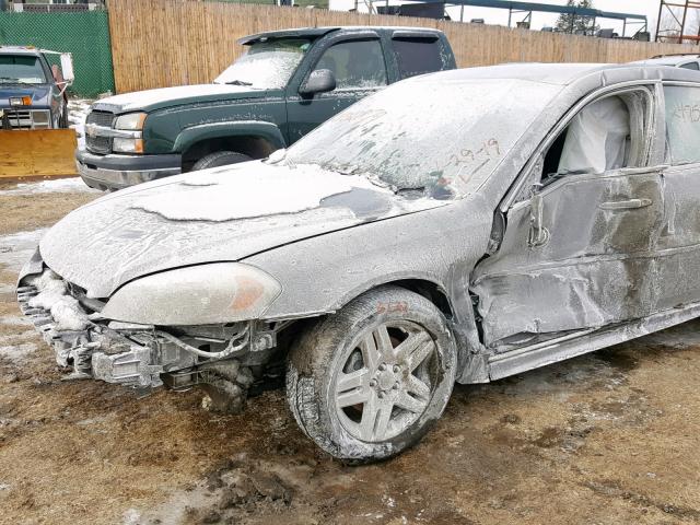 2G1WB5E32G1112553 - 2016 CHEVROLET IMPALA LIM GRAY photo 9