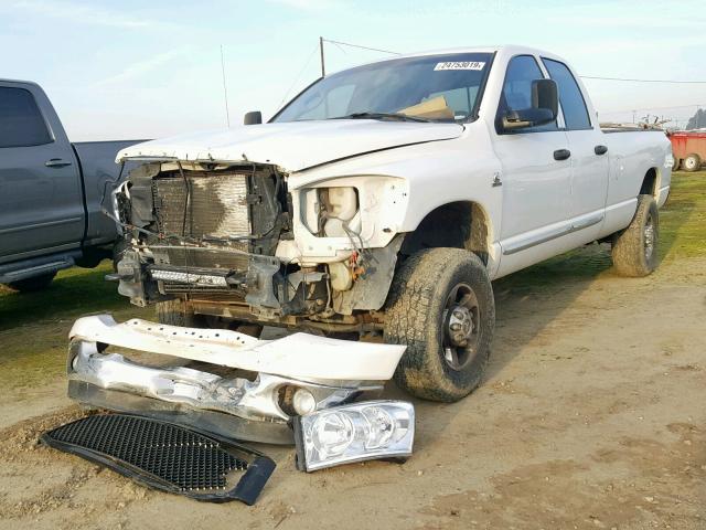 3D7KS28A28G204565 - 2008 DODGE RAM 2500 S თეთრი ფოტო 2