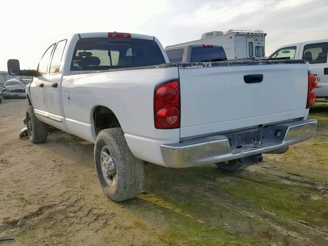 3D7KS28A28G204565 - 2008 DODGE RAM 2500 S თეთრი ფოტო 3