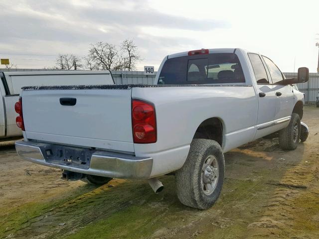 3D7KS28A28G204565 - 2008 DODGE RAM 2500 S თეთრი ფოტო 4