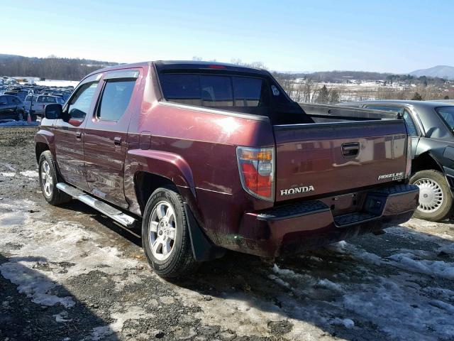 2HJYK16478H540915 - 2008 HONDA RIDGELINE BROWN photo 3