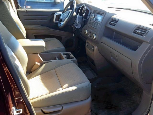 2HJYK16478H540915 - 2008 HONDA RIDGELINE BROWN photo 5