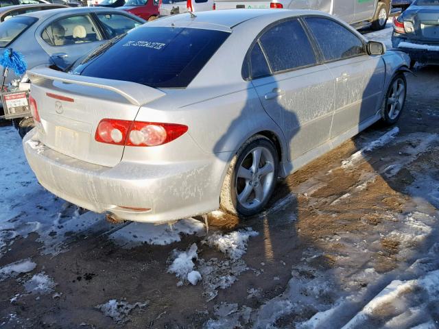 1YVHP84D355M42172 - 2005 MAZDA 6 S SILVER photo 4