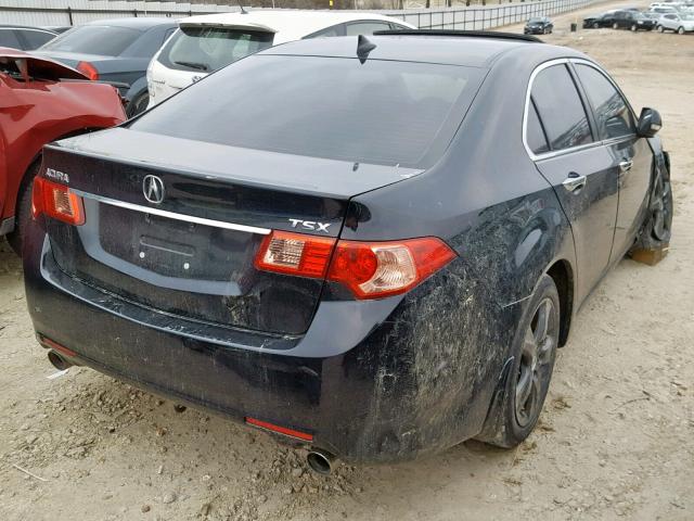 JH4CU2F6XCC003465 - 2012 ACURA TSX TECH BLACK photo 4