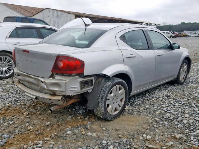 1B3BD4FB0BN579396 - 2011 DODGE AVENGER EX SILVER photo 4