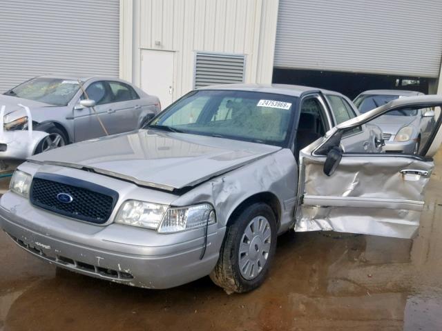 2FAFP71V18X167351 - 2008 FORD CROWN VICT SILVER photo 2