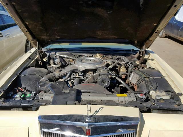 9Y89S719101 - 1979 LINCOLN CONTINENTL YELLOW photo 7