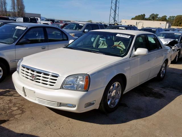 1G6KF57973U202505 - 2003 CADILLAC DEVILLE DT WHITE photo 2