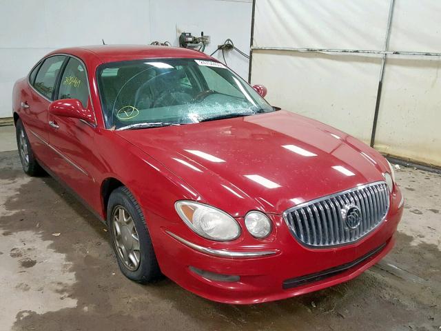 2G4WC582281170893 - 2008 BUICK LACROSSE C RED photo 1