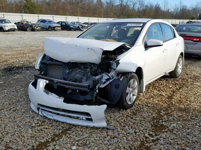 3N1AB6AP6BL641885 - 2011 NISSAN SENTRA 2.0 WHITE photo 2