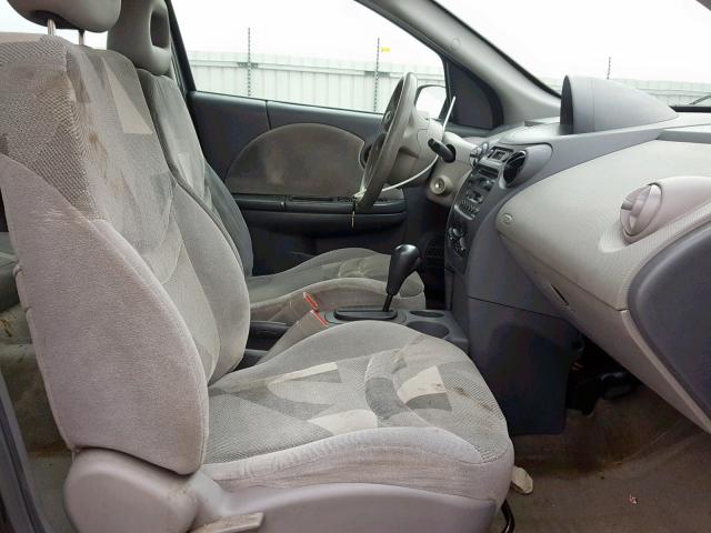 1G8AL52F23Z146078 - 2003 SATURN ION LEVEL SILVER photo 5
