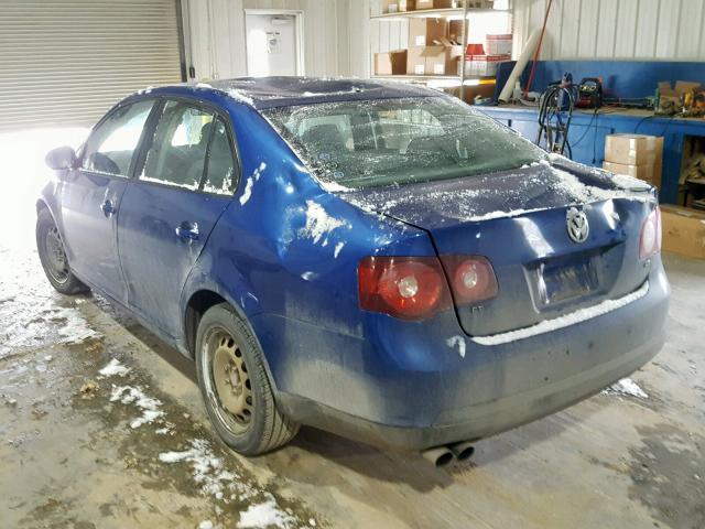 3VWJM71K28M094681 - 2008 VOLKSWAGEN JETTA S BLUE photo 3