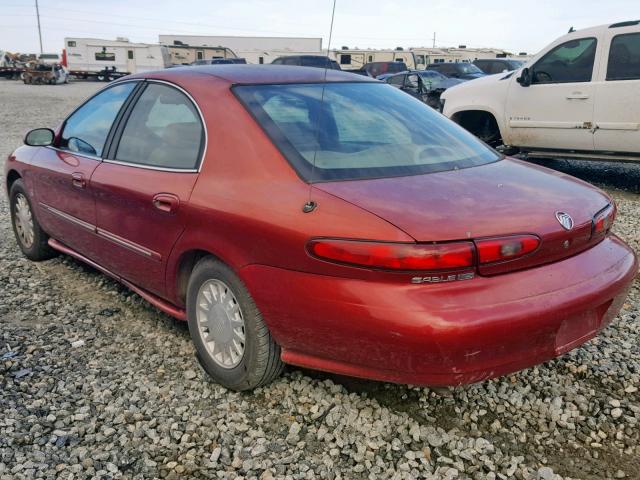 1MEFM53S8XA627461 - 1999 MERCURY SABLE LS RED photo 3