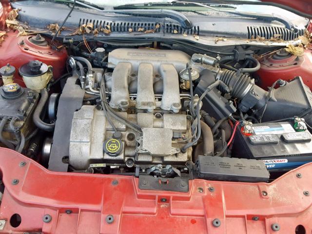 1MEFM53S8XA627461 - 1999 MERCURY SABLE LS RED photo 7