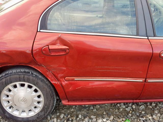 1MEFM53S8XA627461 - 1999 MERCURY SABLE LS RED photo 9