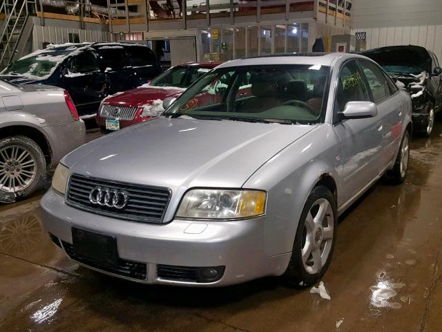 WAULT64B53N009459 - 2003 AUDI A6 3.0 QUA SILVER photo 2