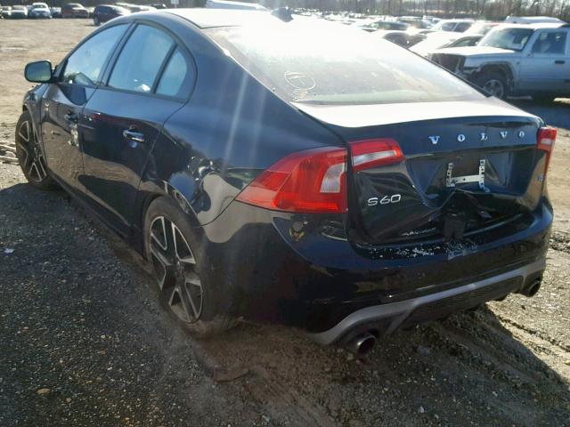 YV126MFL7H2422017 - 2017 VOLVO S60 BLACK photo 3