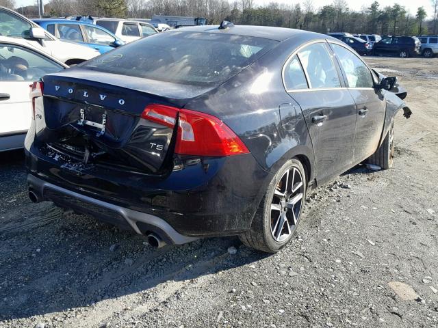 YV126MFL7H2422017 - 2017 VOLVO S60 BLACK photo 4