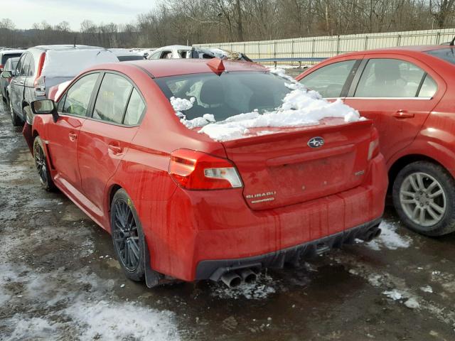 JF1VA1B6XH9805382 - 2017 SUBARU WRX RED photo 3