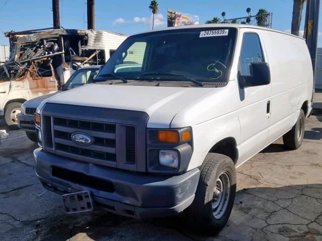 1FTNE14W79DA56261 - 2009 FORD ECONOLINE WHITE photo 2