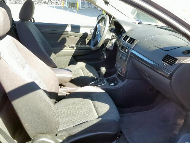 1G2AS18H097109792 - 2009 PONTIAC G5 SILVER photo 5