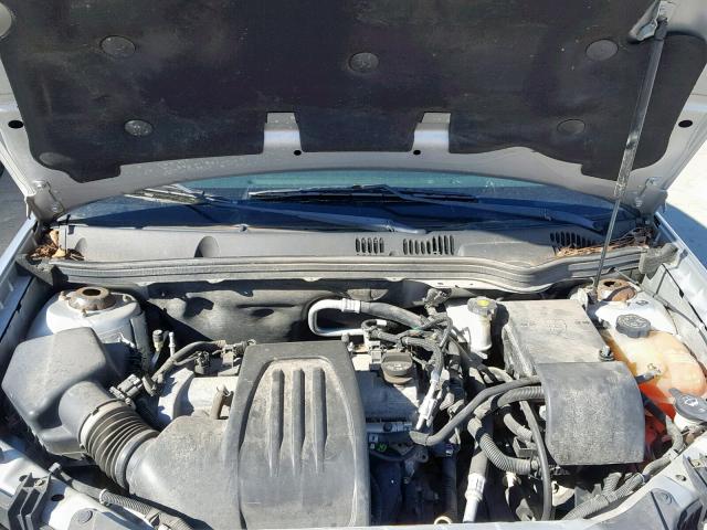 1G2AS18H097109792 - 2009 PONTIAC G5 SILVER photo 7