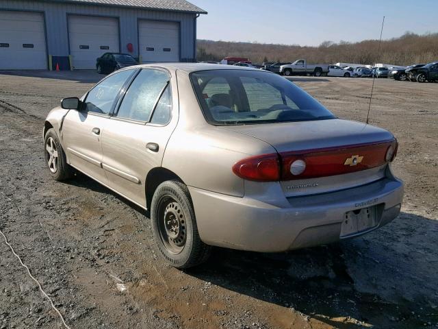 1G1JF52F647118321 - 2004 CHEVROLET CAVALIER L TAN photo 3