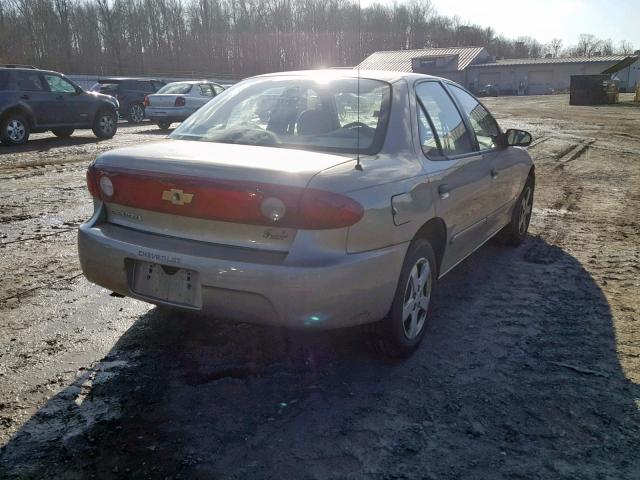 1G1JF52F647118321 - 2004 CHEVROLET CAVALIER L TAN photo 4