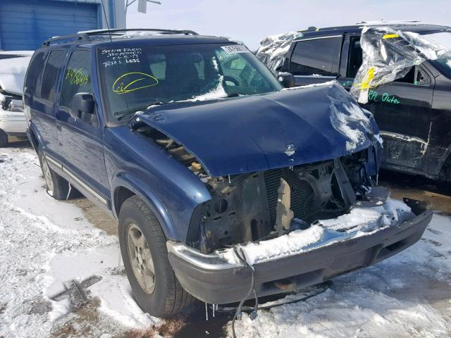 1GNDT13W912140480 - 2001 CHEVROLET BLAZER BLUE photo 1