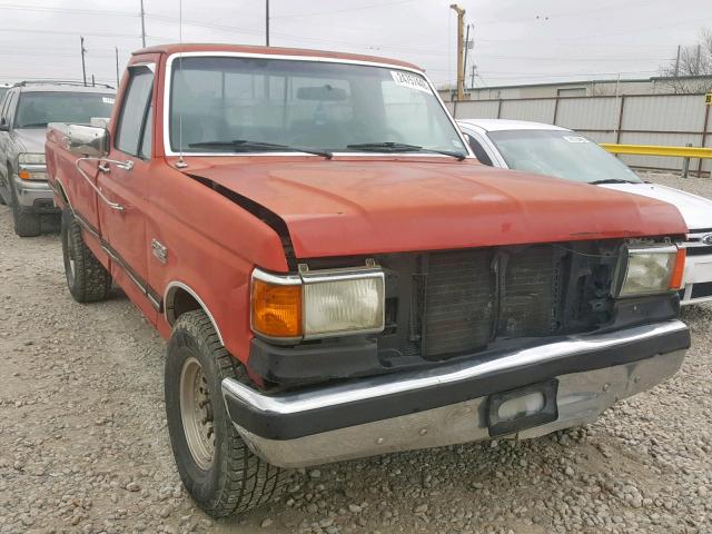 1FTHF25H1LLB35549 - 1990 FORD F250 RED photo 1