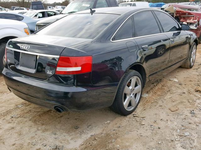 WAUDH74F68N183093 - 2008 AUDI A6 3.2 QUA BLACK photo 4