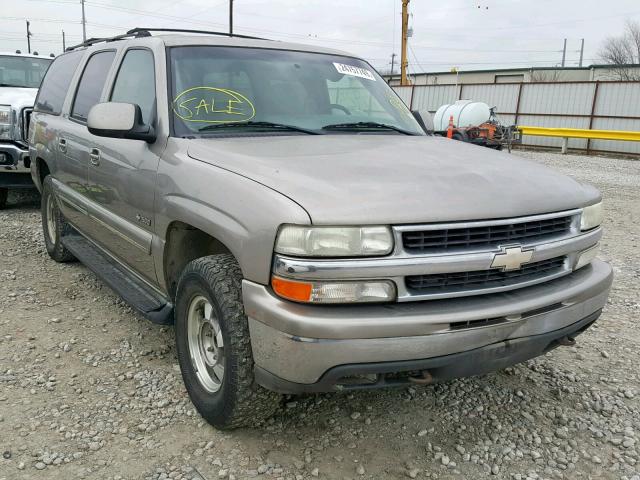 3GNEC16T1YG214255 - 2000 CHEVROLET SUBURBAN C GRAY photo 1