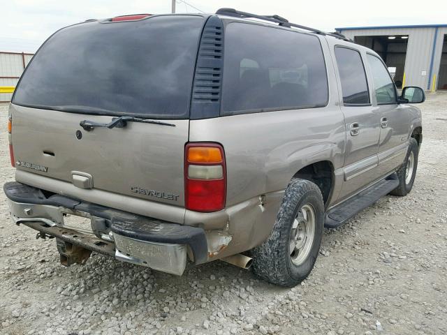 3GNEC16T1YG214255 - 2000 CHEVROLET SUBURBAN C GRAY photo 4