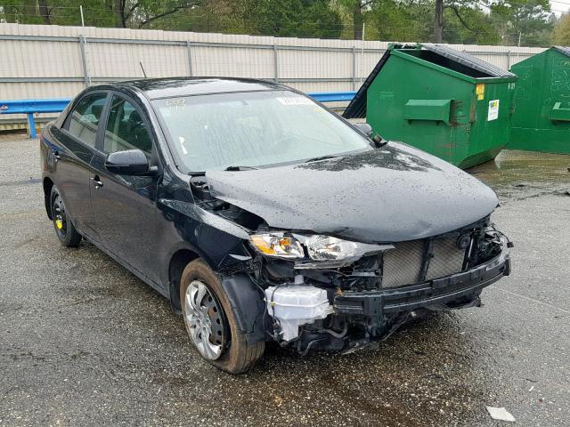 KNAFU4A27D5735084 - 2013 KIA FORTE EX BLACK photo 1