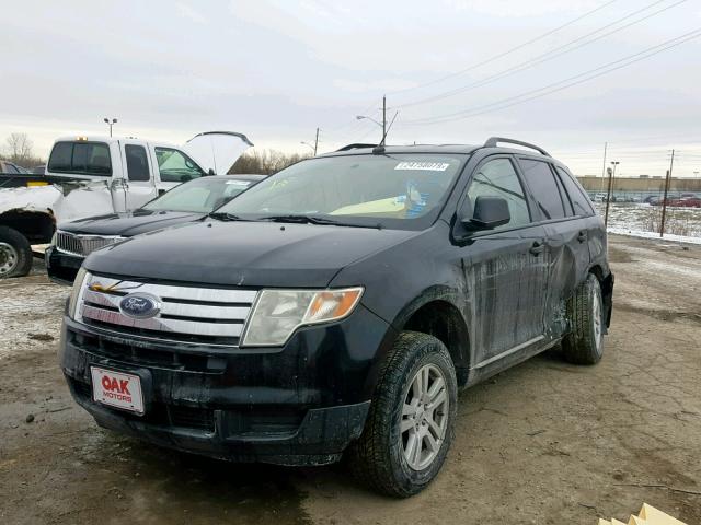 2FMDK46C07BA99153 - 2007 FORD EDGE SE BLACK photo 2