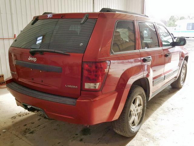 1J4GR48K25C508438 - 2005 JEEP GRAND CHER RED photo 3