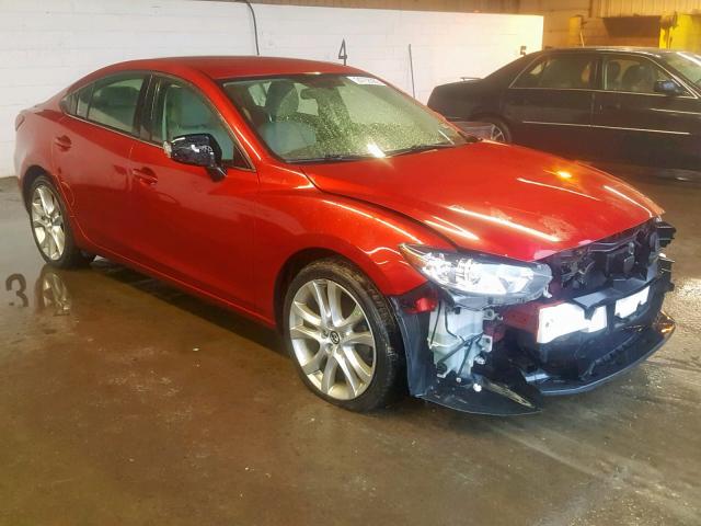 JM1GJ1V64E1156039 - 2014 MAZDA 6 TOURING RED photo 1