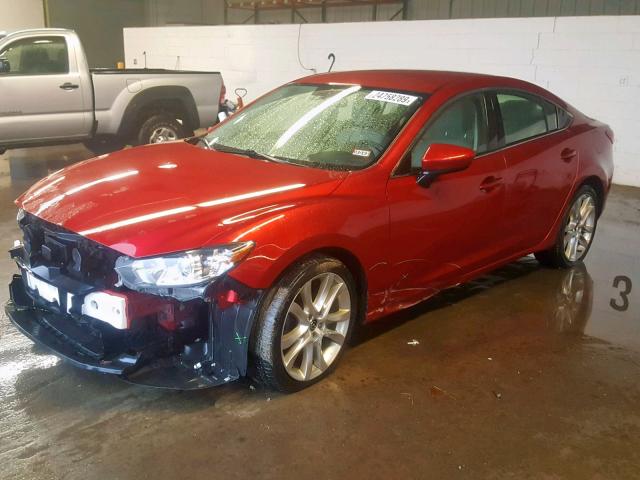 JM1GJ1V64E1156039 - 2014 MAZDA 6 TOURING RED photo 2