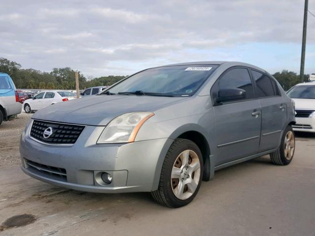 3N1AB61EX8L763320 - 2008 NISSAN SENTRA 2.0 GRAY photo 2