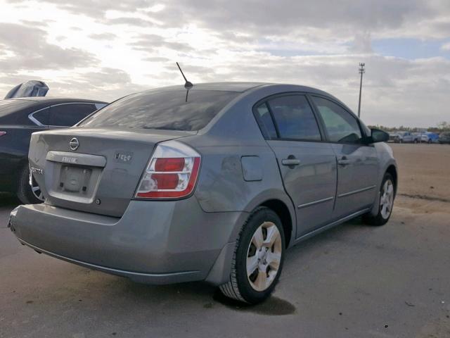 3N1AB61EX8L763320 - 2008 NISSAN SENTRA 2.0 GRAY photo 4