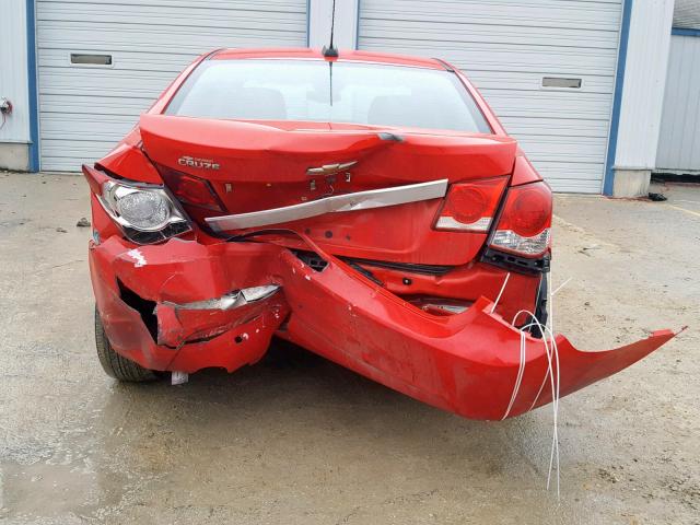 1G1PA5SH0F7102368 - 2015 CHEVROLET CRUZE LS RED photo 9