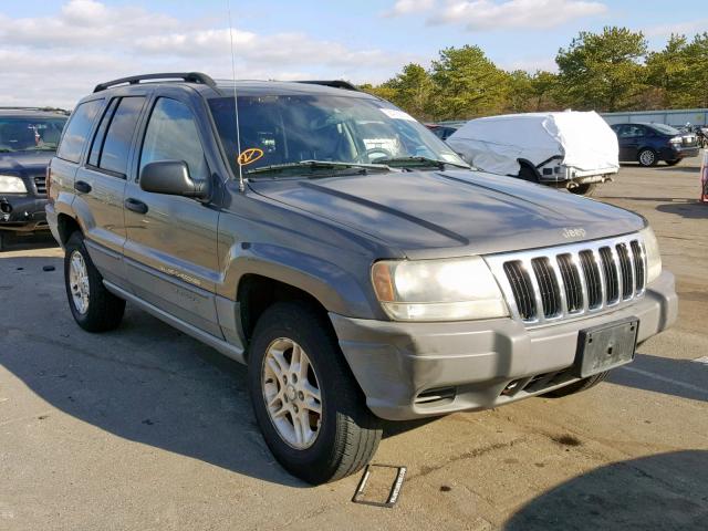 1J4GW48S52C258164 - 2002 JEEP GRAND CHER GRAY photo 1